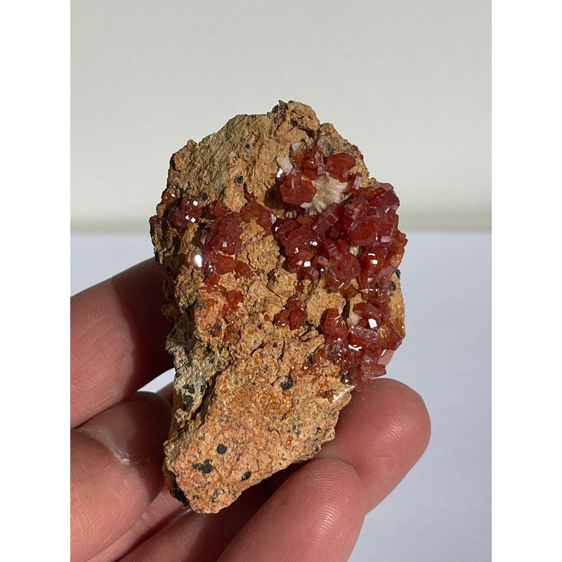 Vanadinite Crystal Cluster V066