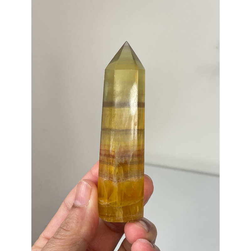 Yellow Fluorite Tower High Grade T086a