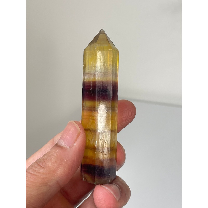 Yellow Fluorite Tower High Grade T087a