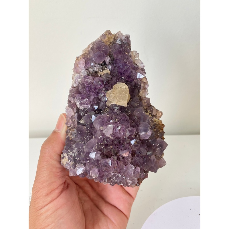Amethyst Natural Crystal Cluster A449