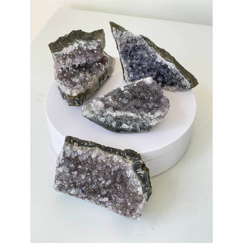 Amethyst Natural Crystal Cluster A454