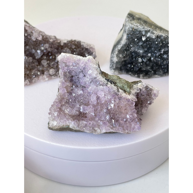 Amethyst Natural Crystal Cluster A455