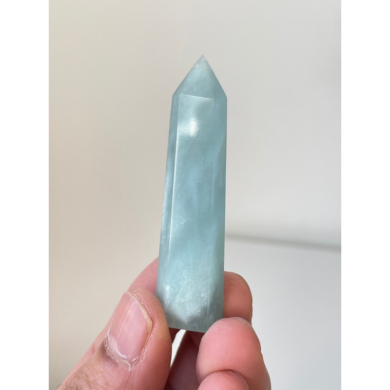 Aquamarine Crystal Tower T137a