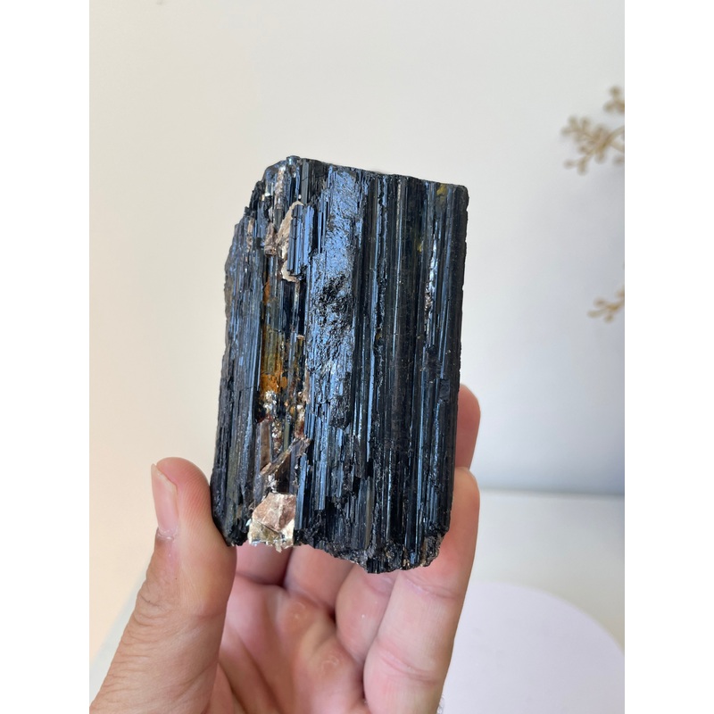 Black Tourmaline Raw High Grade RC033