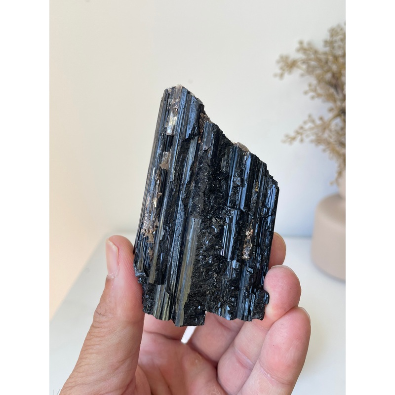 Black Tourmaline Raw High Grade RC039