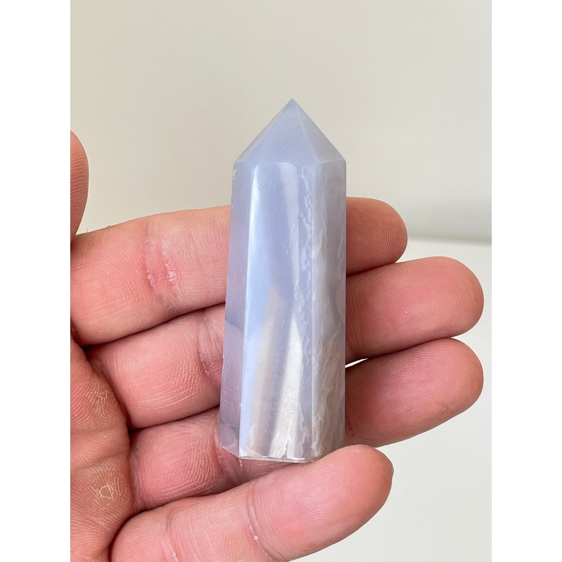 Blue Chalcedony Tower High Grade T203a