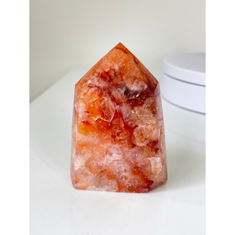 Carnelian High-Grade Crystal Tower T157a