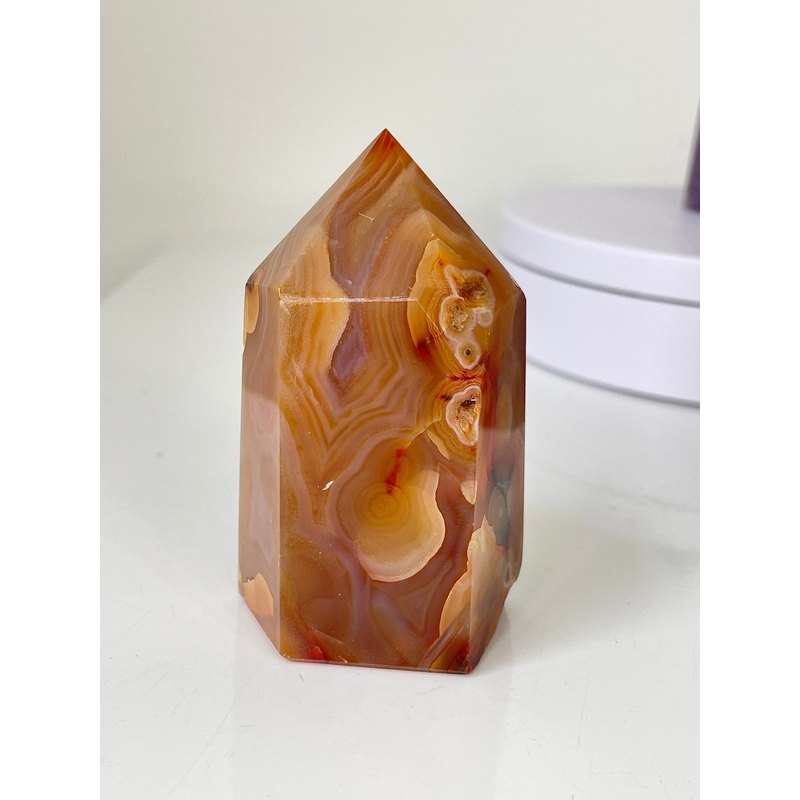 Carnelian High-Grade Crystal Tower T160a