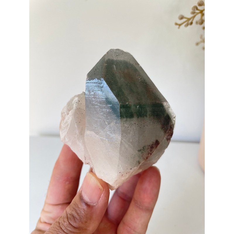 Chlorite Green Phantom Himalayan Quartz Crystal Q288a
