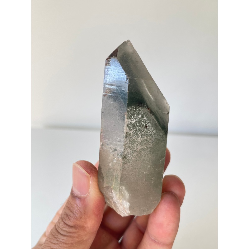 Chlorite Green Phantom Himalayan Quartz Crystal Q291a