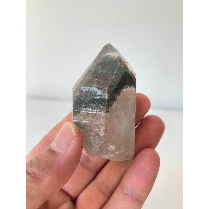 Chlorite Green Phantom Himalayan Quartz Crystal Q296a