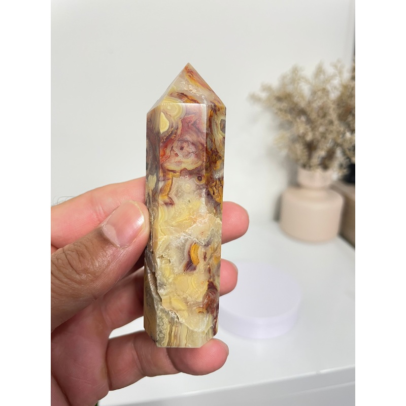 Crazy Lace Agate Tower T233a