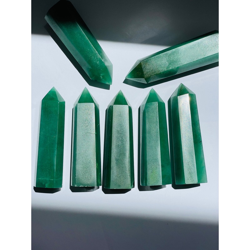 Green Aventurine Tower Natural Crystal T602 X1