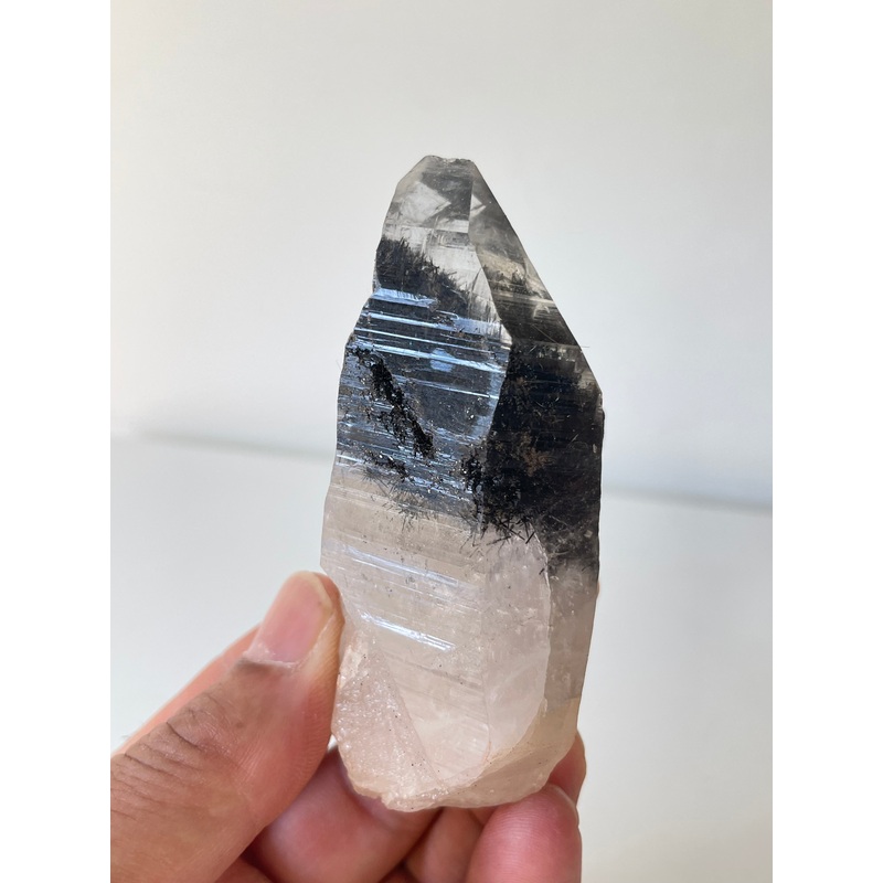 Himalayan Tourmalinated Quartz Crystal Q301a