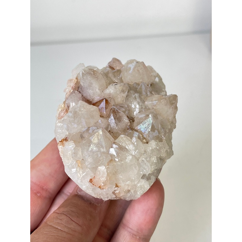 Natural Anandalite ‘Iris aka Rainbow Quartz’ Crystal Cluster Rare AN014