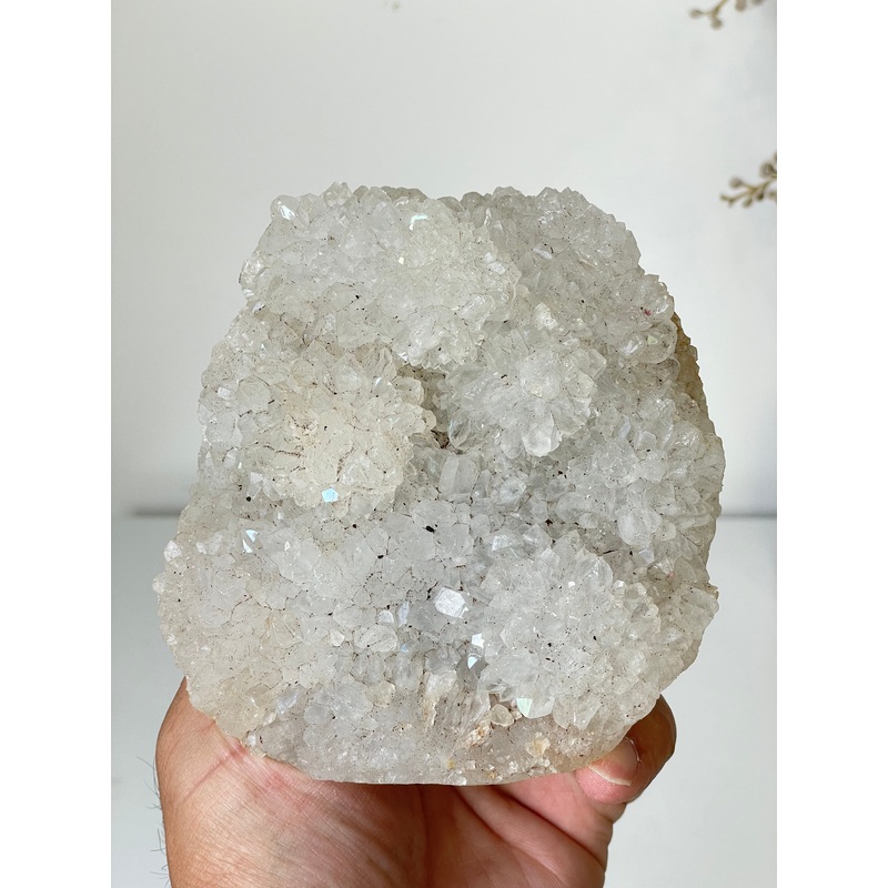 Natural Anandalite ‘Iris aka Rainbow Quartz’ Crystal Cluster Rare AN021