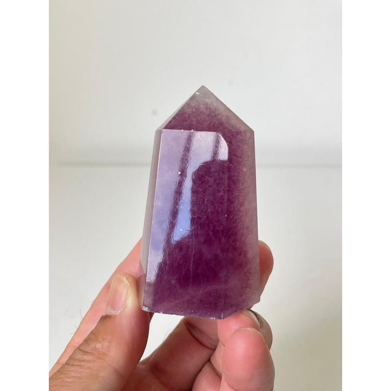 Pink Purple Fluorite Crystal Tower T253a