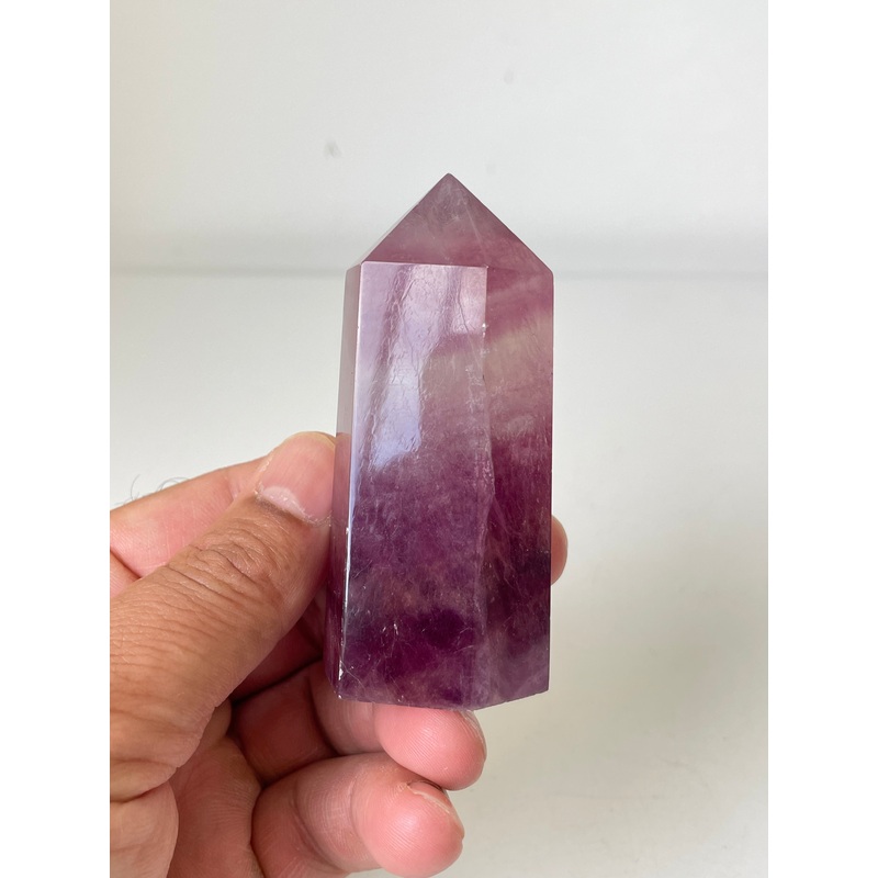 Pink Purple Fluorite Crystal Tower T254a (Copy)
