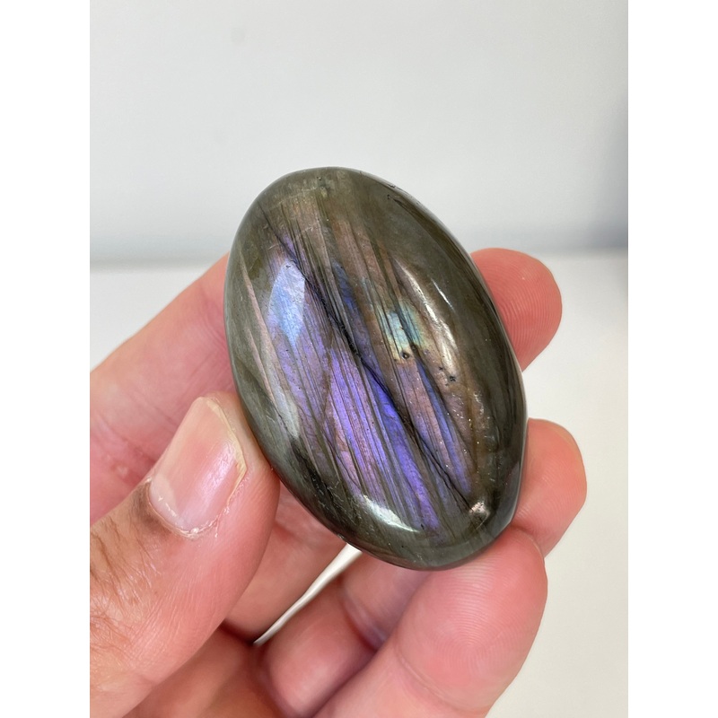 Purple Labradorite Crystal Palm Stones LA160