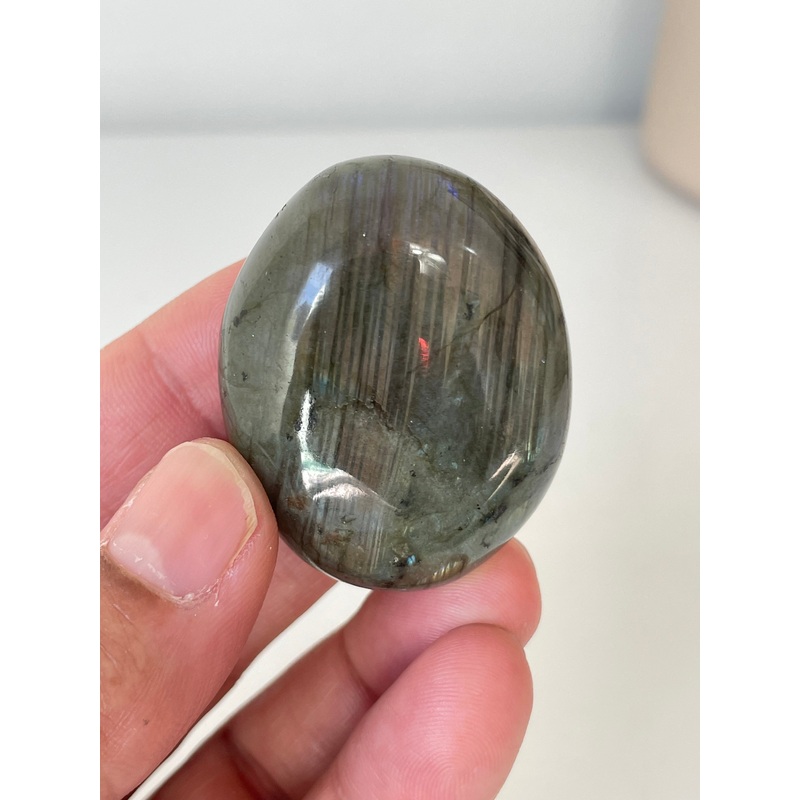 Purple Labradorite Crystal Palm Stones LA164