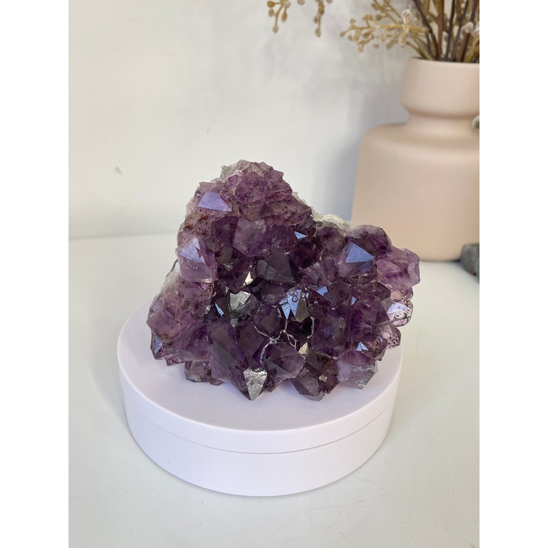 Amethyst High-Grade Natural Crystal Cluster A457