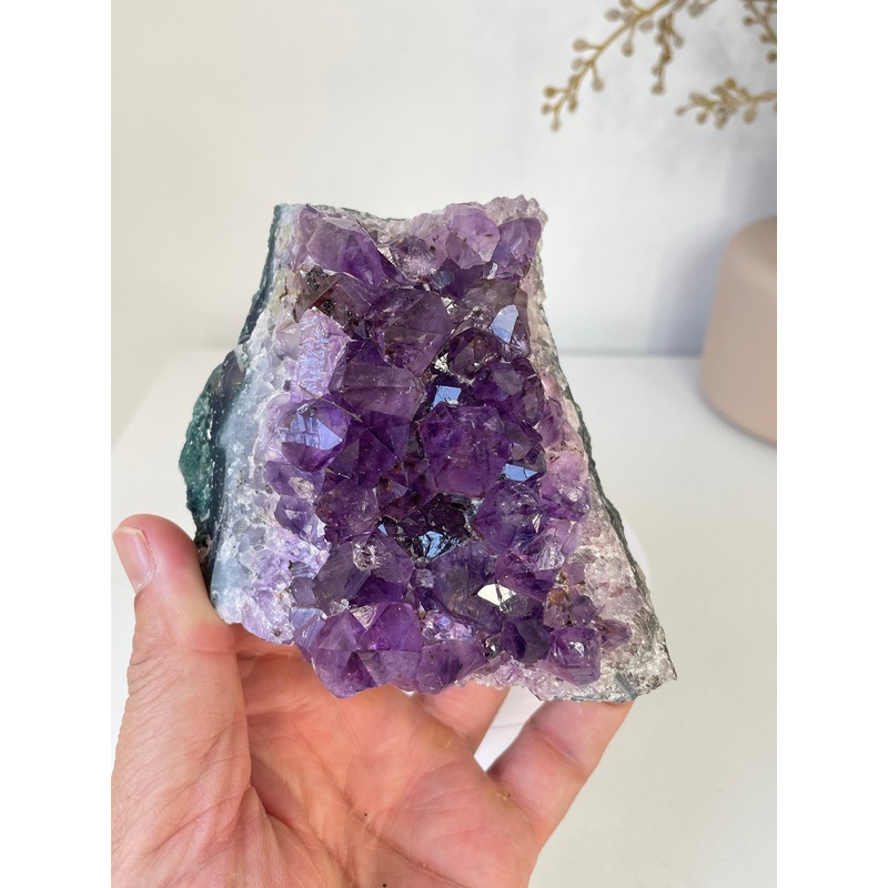 Amethyst High-Grade Natural Crystal Cluster A458