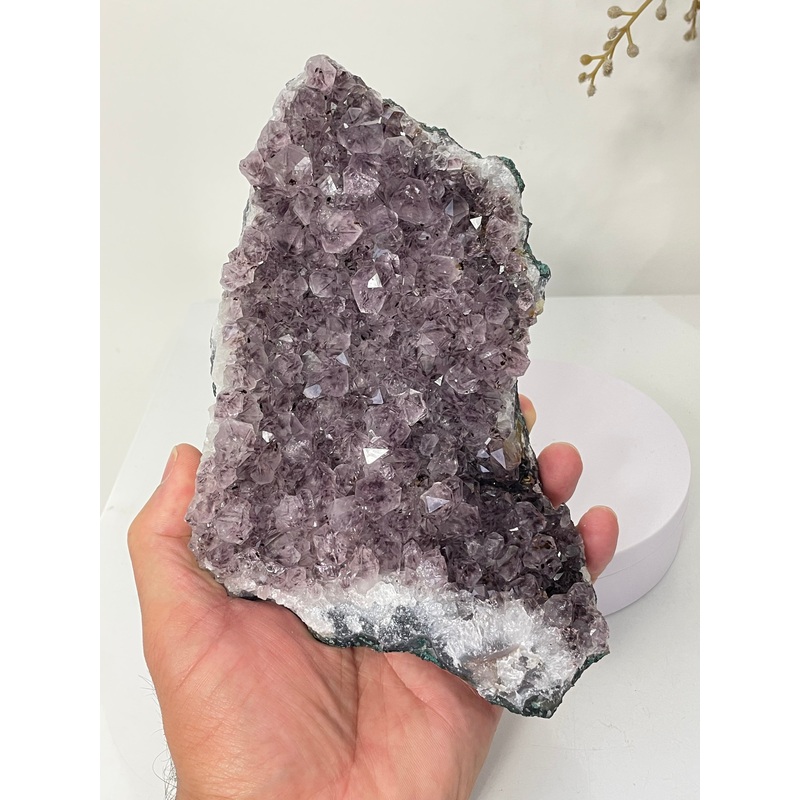 Amethyst Natural Crystal Cluster A478