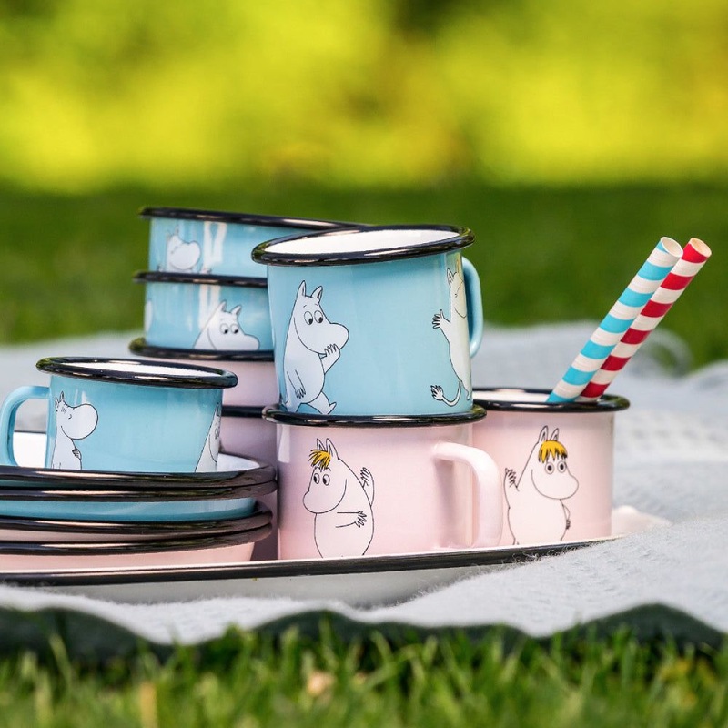 Moomintroll Retro Mug 2,5dl Blue