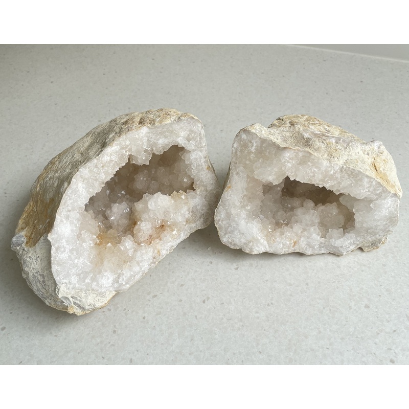 Moroccan Quartz Geode Pair Large (2.5-3kg) QG078