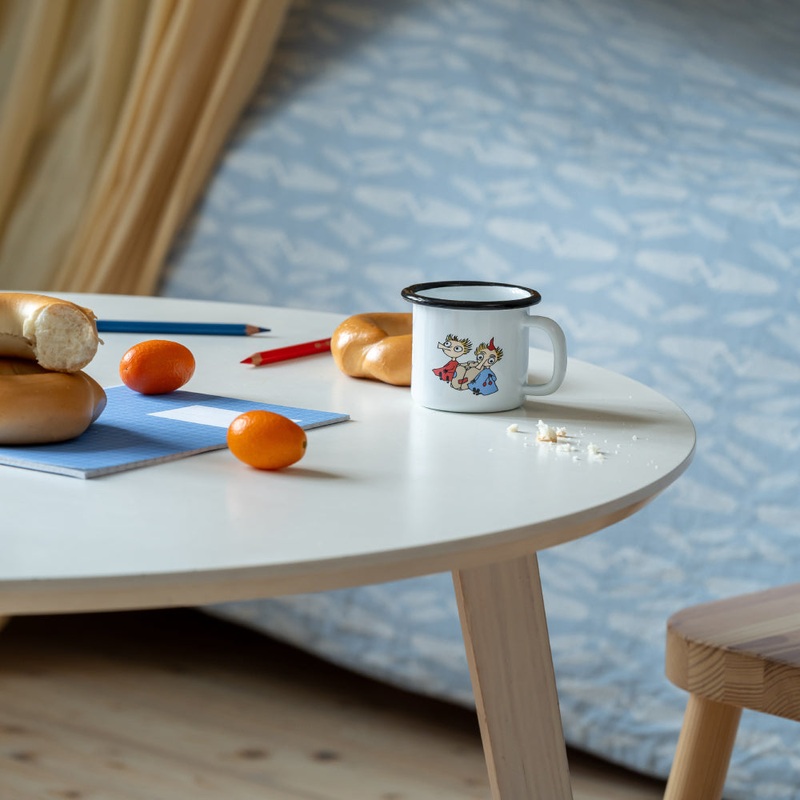 Thingumy & Bob Retro Mug 1,5dl White