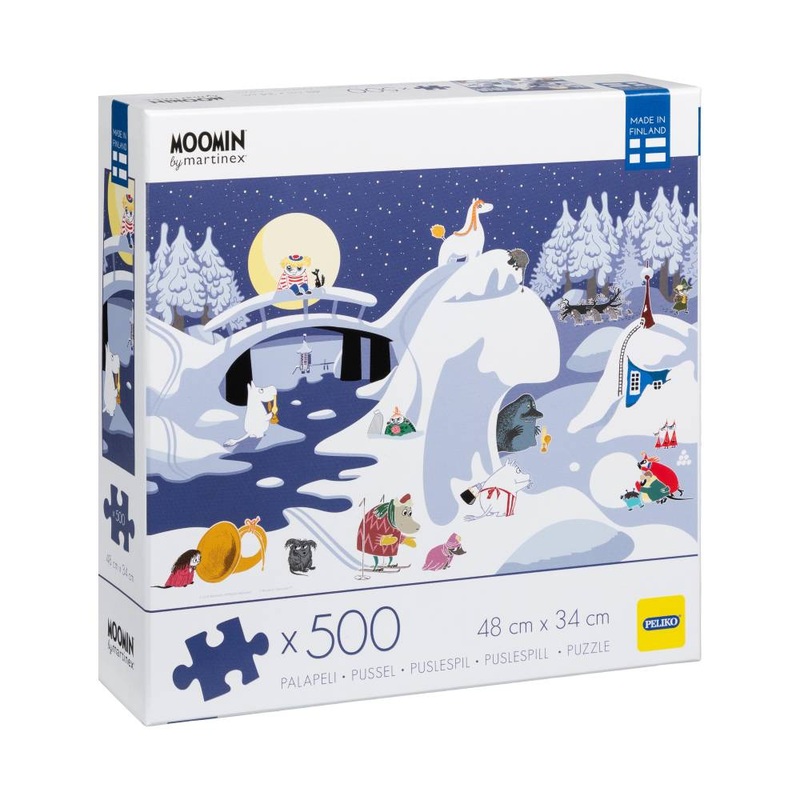 Moomin Winter Scenery Puzzle 500pcs