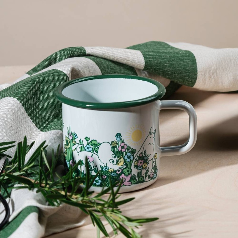 Moomin Garden Mug White 3,7dl