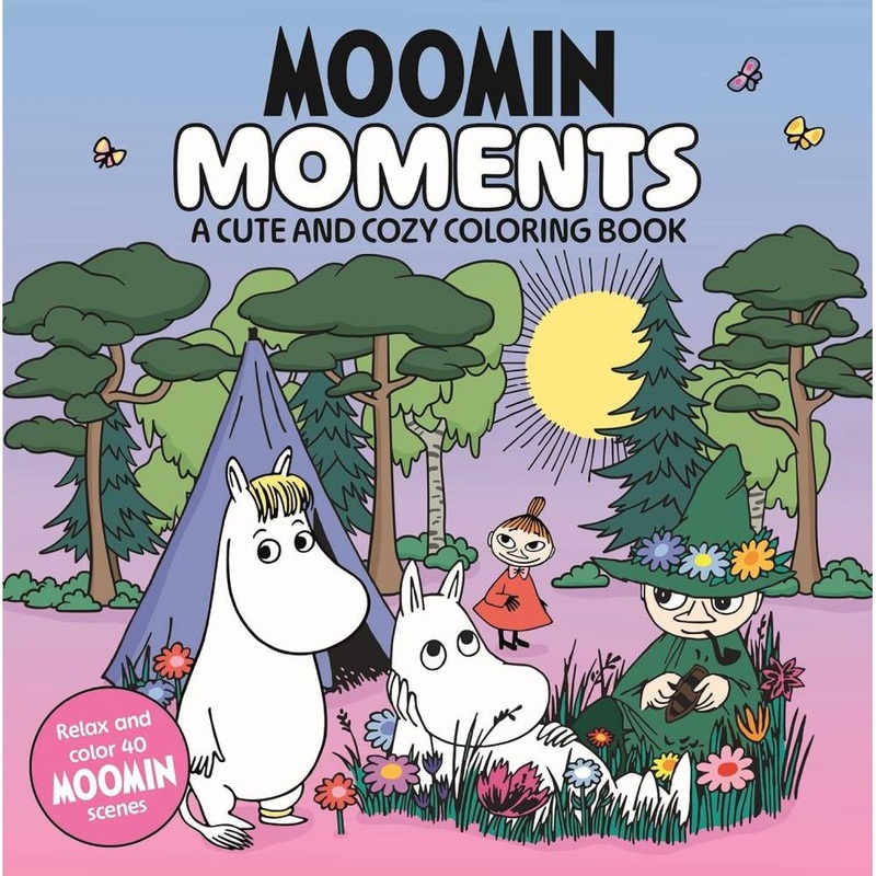 Moomin Moments: A cute and cozy Colouring Book