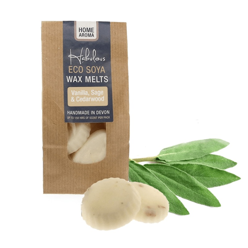 Vanilla, Sage & Cedarwood Eco Soya Wax Melts Pack