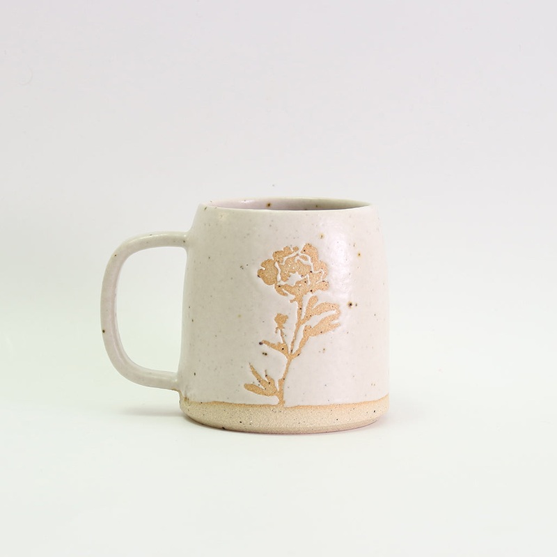 Peony Stoneware Mug
