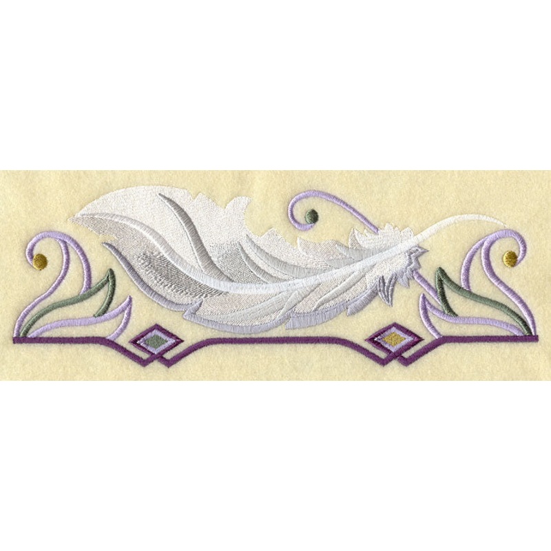 Art Deco Swan Feather Border|3.3″ x 9.41″ / 83.89mm x 238.93mm|2.74″ x 7.81″ / 69.67mm x 198.29mm|2.17″ x 6″ / 55.02mm x 152.4mm|1.37″ x 3.88″ / 34.76mm x 98.47mm|All Sizes