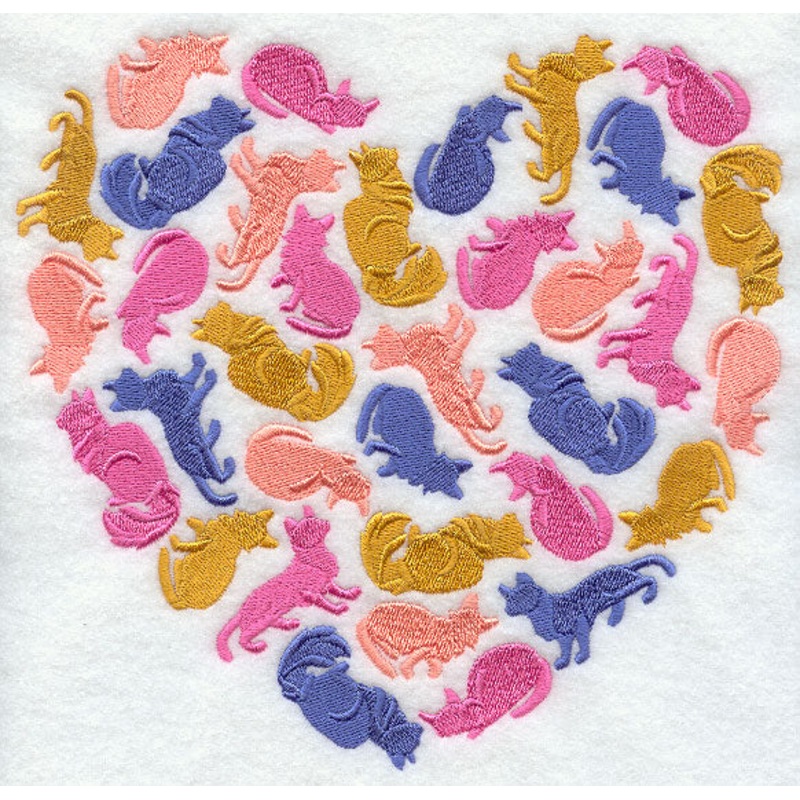 Cat Silhouette Heart|7.5″ x 7.8″ / 190.58mm x 198.24mm|5.89″ x 6.11″ / 149.52mm x 155.22mm|4.87″ x 5.07″ / 123.58mm x 128.77mm|3.7″ x 3.85″ / 94.08mm x 97.89mm|6.9″ x 7.19″ / 175.21mm x 182.51mm|All Sizes