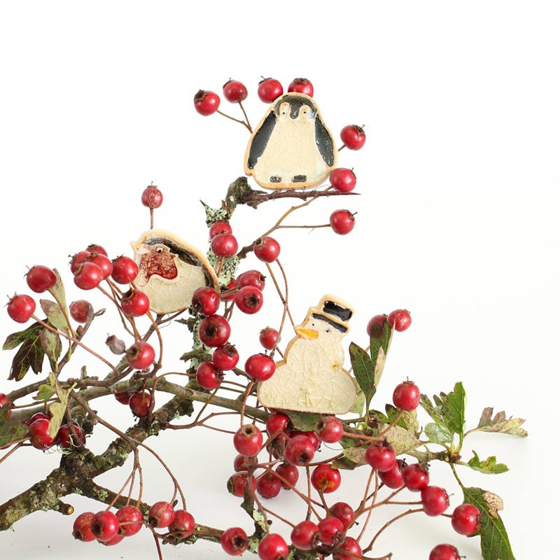 Christmas Ceramic Plant Hugger Set