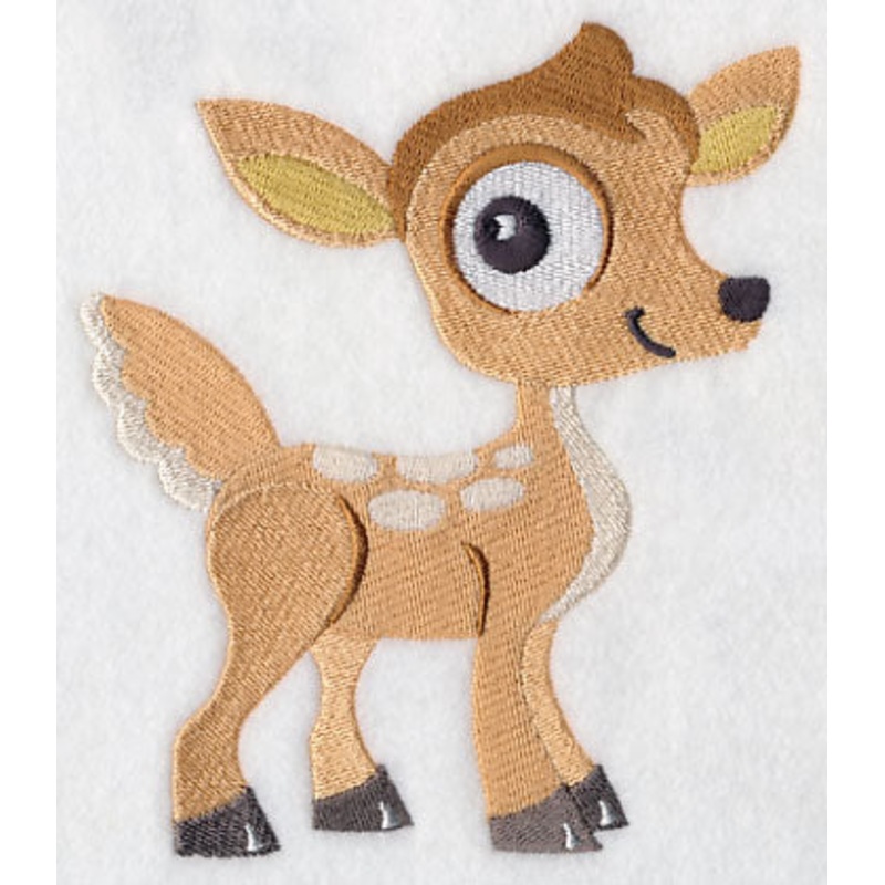 Wide-Eyed Deer|5.55″ x 4.86″ / 140.97mm x 123.4mm|3.85″ x 3.37″ / 97.9mm x 85.72mm|2.5″ x 2.19″ / 63.39mm x 55.53mm|All Sizes