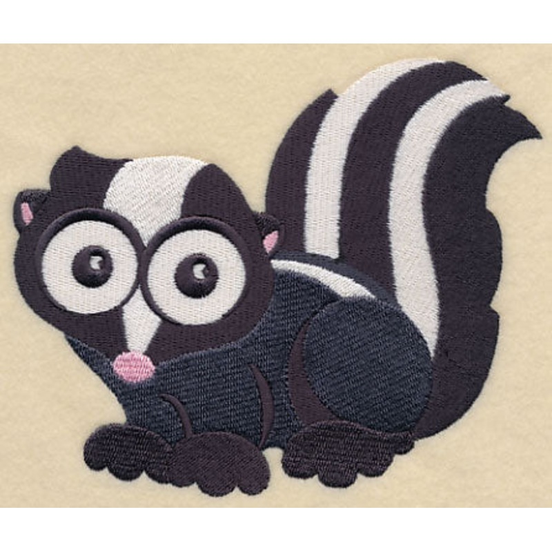 Wide-Eyed Skunk|4.85″ x 6.08″ / 123.14mm x 154.32mm|3.07″ x 3.85″ / 78.03mm x 97.69mm|2″ x 2.51″ / 50.79mm x 63.72mm|All Sizes