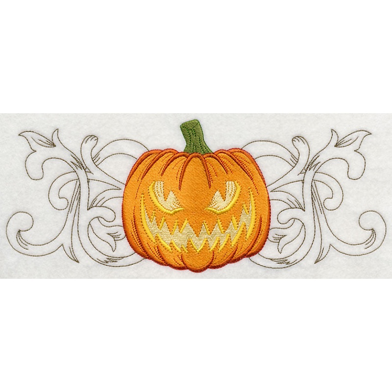 Wild Side Jack-o-Lantern|4.72″ x 11.75″ / 119.8mm x 298.42mm|3.77″ x 9.4″ / 95.77mm x 238.72mm|3.13″ x 7.8″ / 79.47mm x 198.09mm|2.75″ x 6.85″ / 69.82mm x 173.94mm|All Sizes