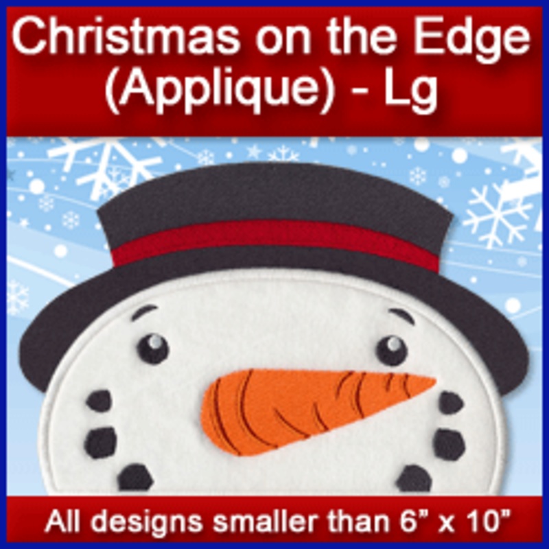 A Christmas on the Edge (Applique) Design Pack