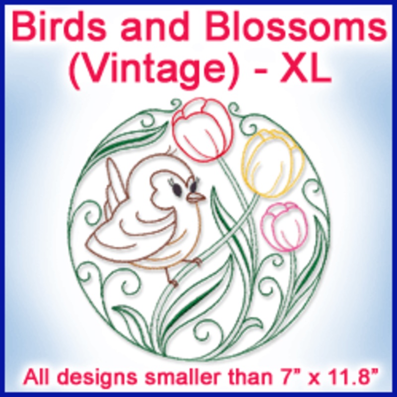A Birds and Blossoms (Vintage) Design Pack