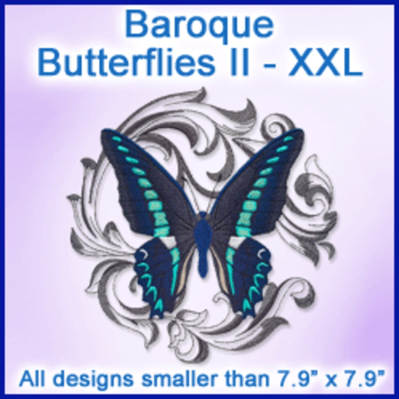 A Baroque Butterflies II Design Pack