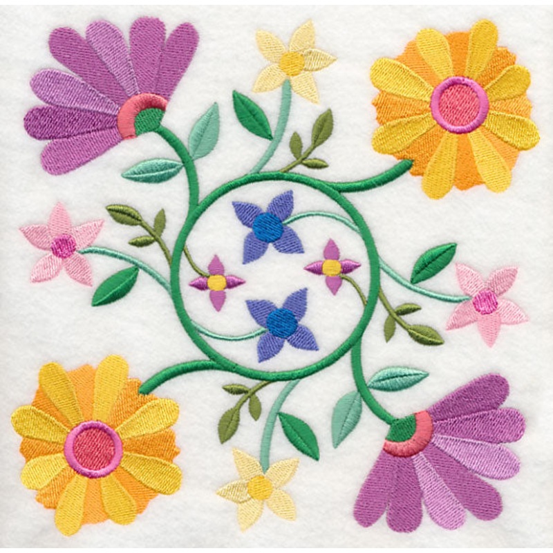 Wild About Flowers|7.8″ x 7.8″ / 198.13mm x 198.23mm|6.89″ x 6.9″ / 174.93mm x 175.27mm|5.89″ x 5.9″ / 149.59mm x 149.75mm|4.89″ x 4.9″ / 124.19mm x 124.37mm|3.9″ x 3.9″ / 99.05mm x 99.01mm|All Sizes