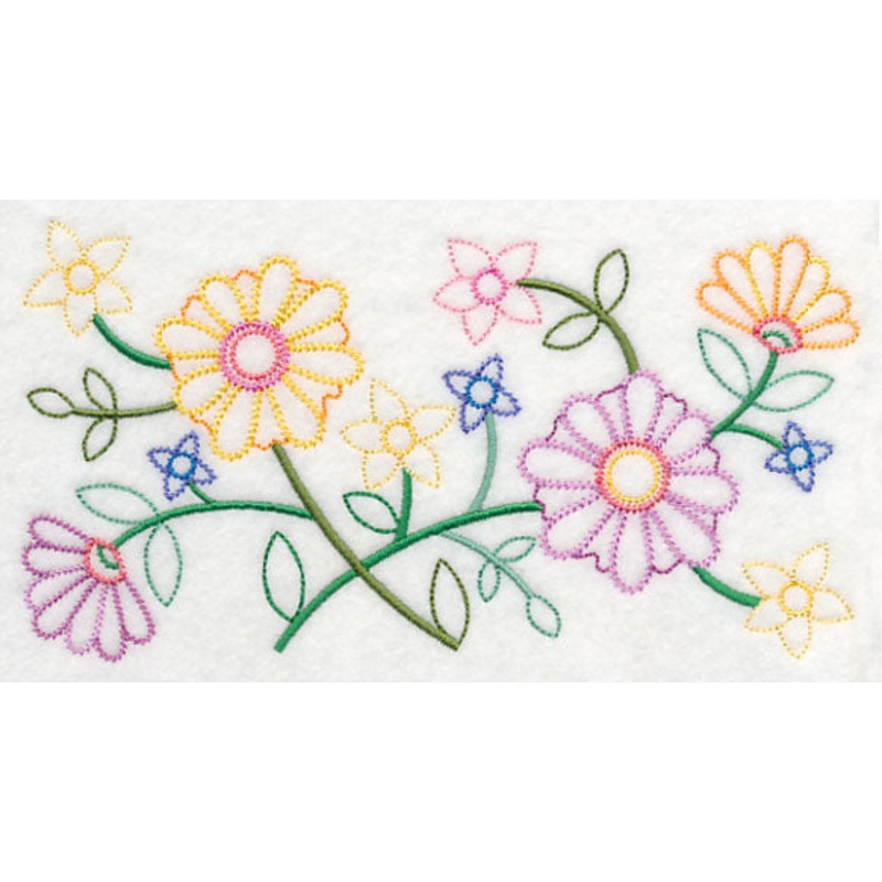 Wild About Flowers Border (Vintage)
