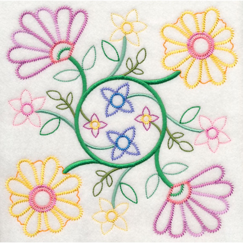 Wild About Flowers (Vintage)|7.78″ x 7.8″ / 197.59mm x 198.05mm|6.89″ x 6.9″ / 175.05mm x 175.3mm|5.89″ x 5.9″ / 149.52mm x 149.95mm|4.89″ x 4.9″ / 124.13mm x 124.44mm|3.89″ x 3.9″ / 98.86mm x 99.06mm|All Sizes