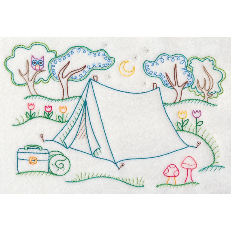Whooo Loves Camping? (Vintage)
