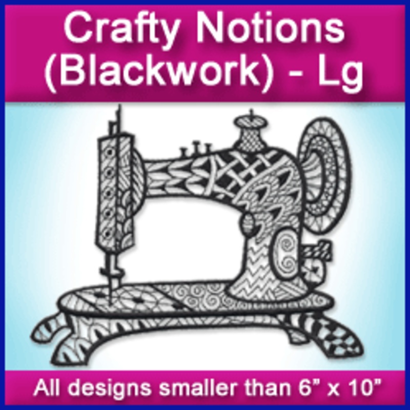 A Crafty Blackwork Design Pack