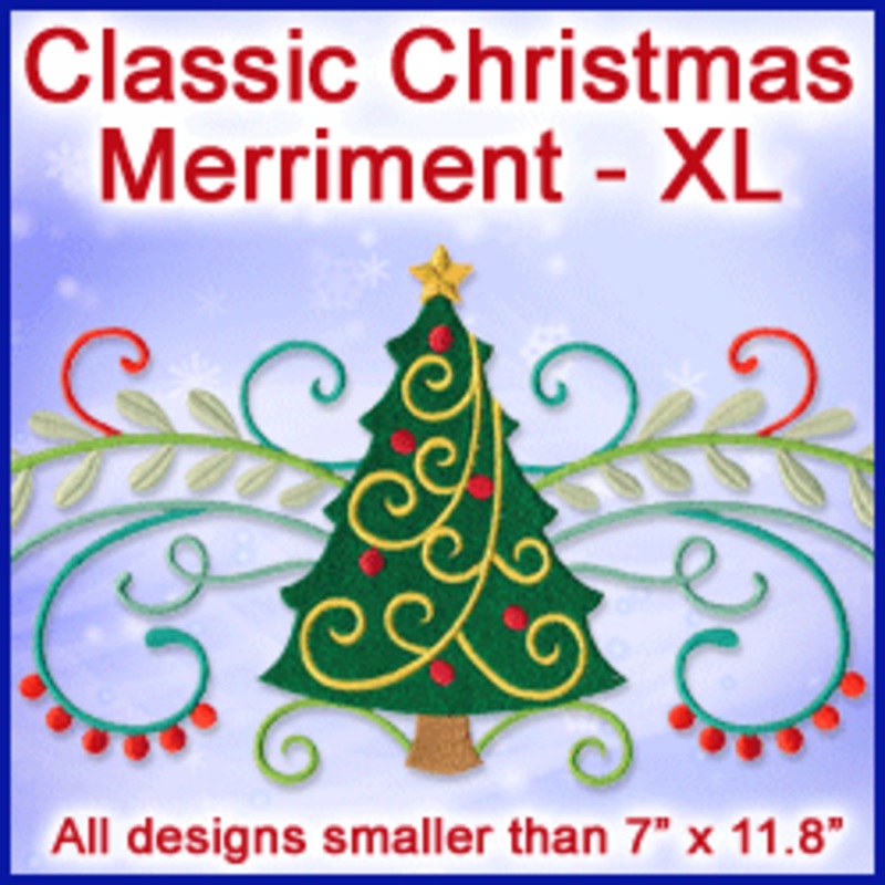 A Classic Christmas Merriment Design Pack